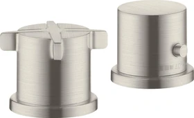 Hansgrohe Axor Citterio E 2-Loch Wannenarmatur mit Thermostat edelstahloptik
