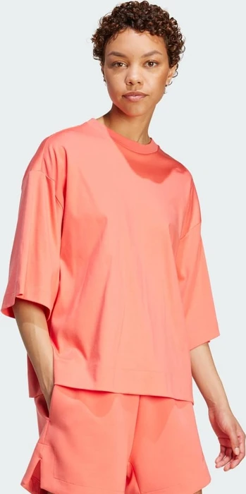 adidas ALL SZN Soft Lux Loose T-Shirt kurzarm semi turbo (Damen)