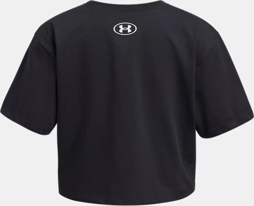 Under Armour Rival Funktionsshirt kurzarm schwarz/weiß (Junior)