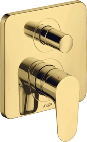 Hansgrohe Axor Citterio M Wannenmischerarmatur mit Sicherung polished goldoptik