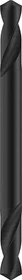 Bosch Professional HSS-G Doppelendbohrer, 5x17x62mm, 10 Stück