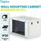 Digitus Dynamic-N Serie 19" Wandgehäuse 7HE, unmontiert, Sicherheitsglastür, IP2X, RAL 7035, 450mm tief Vorschaubild