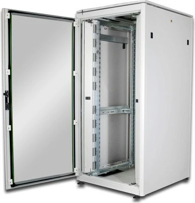 Digitus Professional Unique Serie Serverschrank 32HE, Sicherheitsglastür, IP2X, grau, 800mm tief
