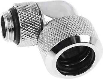 Alphacool Eiszapfen 90° Rohranschluss G1/4" auf 16mm, verchromt (17394)