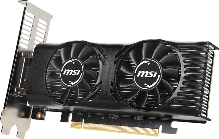 MSI GeForce GTX 1650 4GT LP V1, 4GB GDDR5, DVI, HDMI, DP