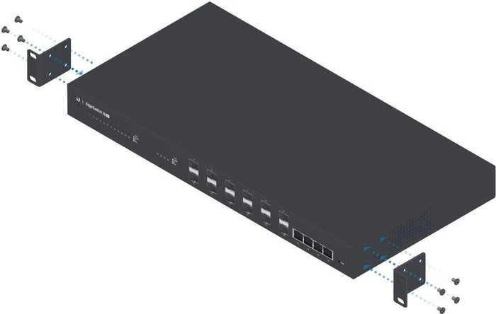 Ubiquiti EdgeSwitch 16 XG Rackmount 10G Managed Switch, 12x SFP+, 4x RJ-45