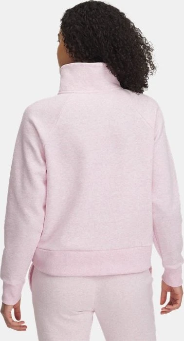 Under Armour Rival Fleece Zip Sweatshirt prime pink (Damen)