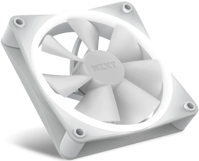 NZXT F Series F120 RGB, Matte White, weiß, 120mm