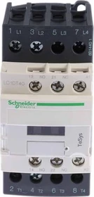 Schneider Electric Leistungsschütz LC1D 4p, +1S+1Ö, Spule 24 V AC