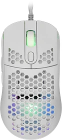 White Shark Galahad White Gaming Mouse, weiß, USB