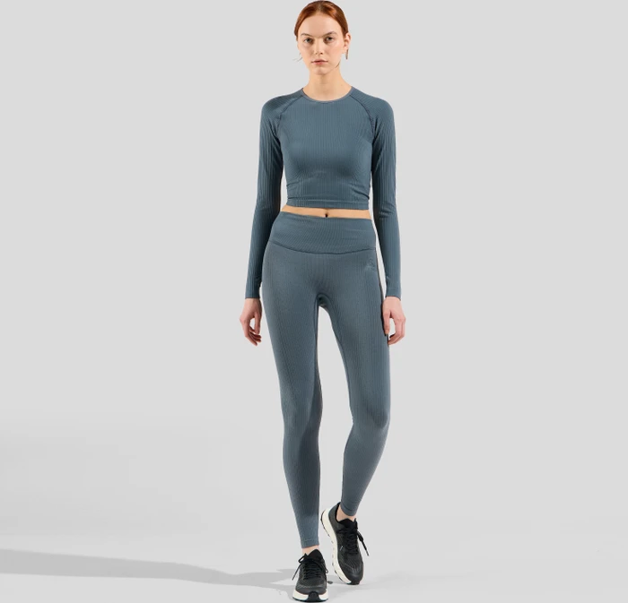 Odlo Active 365 Seamless Tight Hose lang dark slate (Damen)