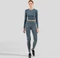 Odlo Active 365 Seamless Tight Hose lang dark slate (Damen) Vorschaubild
