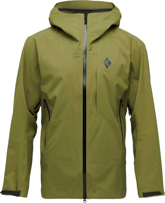 Black Diamond HighLine Stretch Shell Funktionsjacke crag green (Herren)