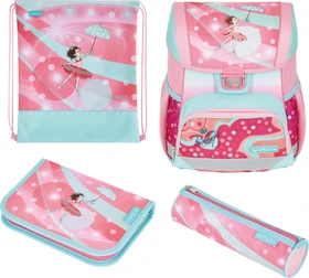 Herlitz Loop Plus Ballet Love Schultaschen-Set, 4-tlg.