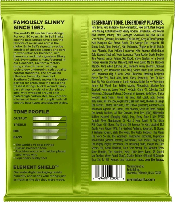 Ernie Ball Nickel Wound Bass Regular Slinky