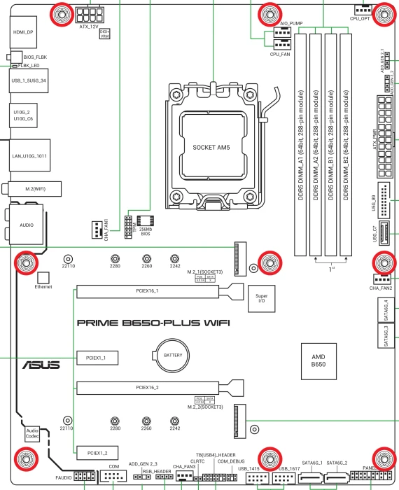ASUS Prime B650-Plus WIFI (AMD AM5)