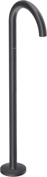 Hansgrohe Axor Uno Wanneneinlauf gebogen bodenstehend mattschwarz