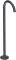 Hansgrohe Axor Uno Wanneneinlauf gebogen bodenstehend mattschwarz Vorschaubild