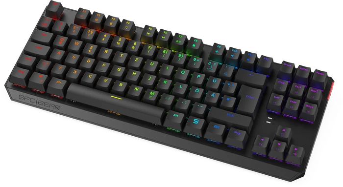 Endorfy SilentiumPC SPC Gear GK630K Tournament, LEDs RGB, Kailh BLUE, USB, DE
