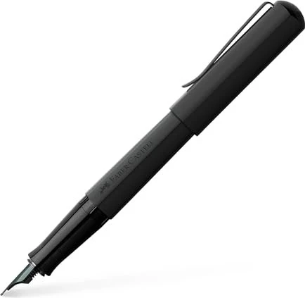 Faber-Castell Füller Hexo schwarz, rechte Hand, breit