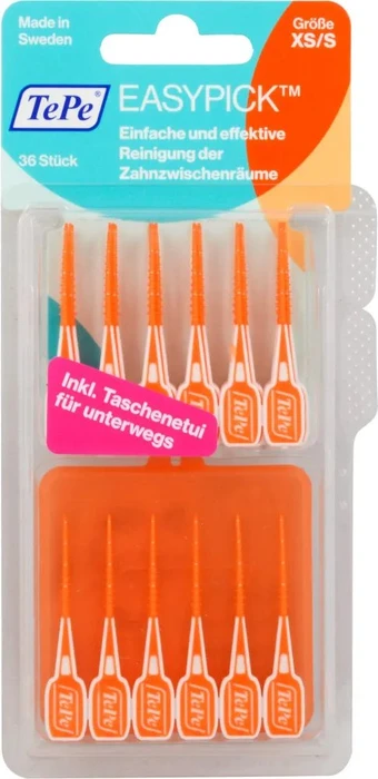 TePe EasyPick Interdentalbürste orange, 36 Stück
