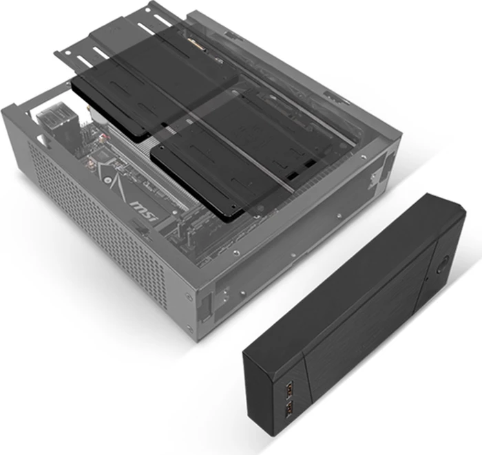 SilverStone Milo ML10, schwarz, Mini-ITX