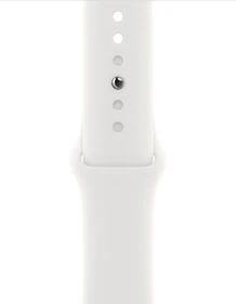 Apple Sportarmband Regular für Apple Watch 41mm weiß