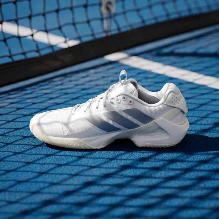adidas Adizero Ubersonic 5 cloud white/silver metallic (Herren)