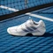 adidas Adizero Ubersonic 5 cloud white/silver metallic (Herren) Vorschaubild