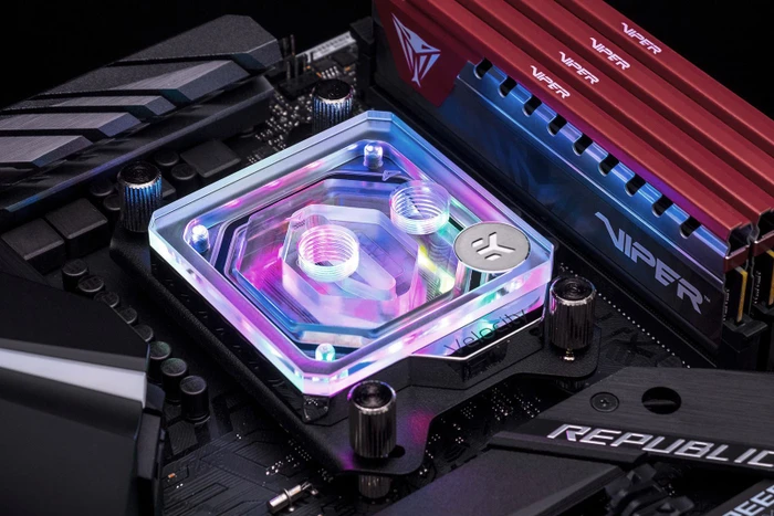 EK Water Blocks Quantum Line EK-Quantum Velocity D-RGB AMD, Nickel Acryl