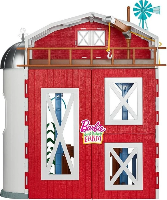 Mattel Barbie - Sweet Orchard Bauernhof Spielset mit Scheune