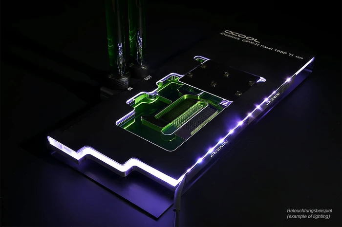 Alphacool Eisblock GPX-N Acryl NVIDIA RTX 2080Ti M01 mit Backplate, schwarz