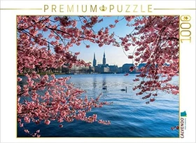 Calvendo Japanische Kirschblüten an der Binnenalster