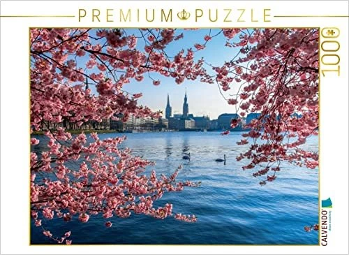 Calvendo Japanische Kirschblüten an der Binnenalster