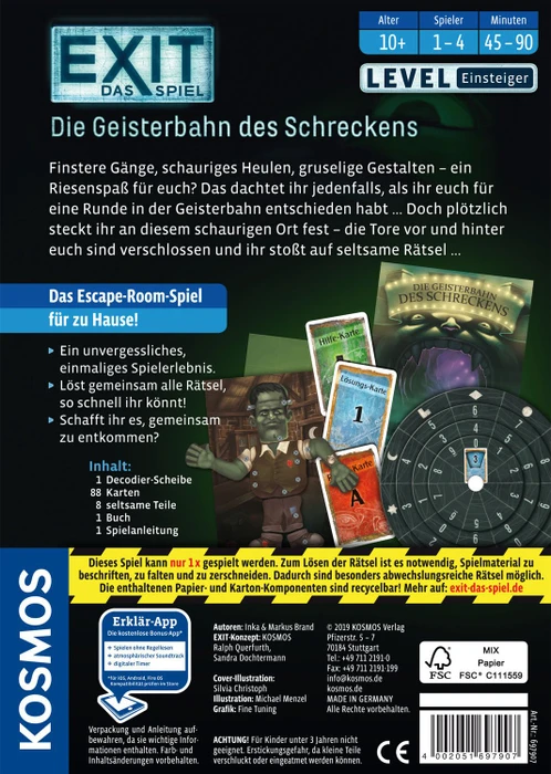 EXIT - Das Spiel - Die Geisterbahn des Schreckens