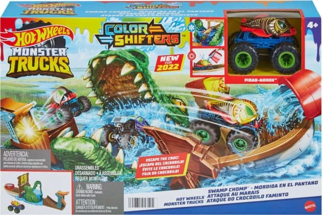 Mattel Hot Wheels Monster Trucks Sumpfattacke Spielset