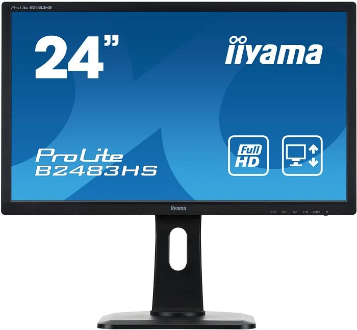 iiyama ProLite B2483HS-B1, 24"