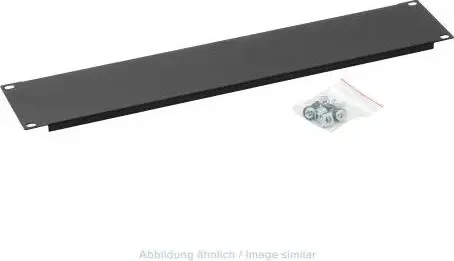10" Blindplatte, Triton RAB-ZP-X01-C1, 1HE, schwarz Image