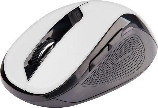 C-Tech WLM-02W Wireless Office Mouse weiß/schwarz, USB