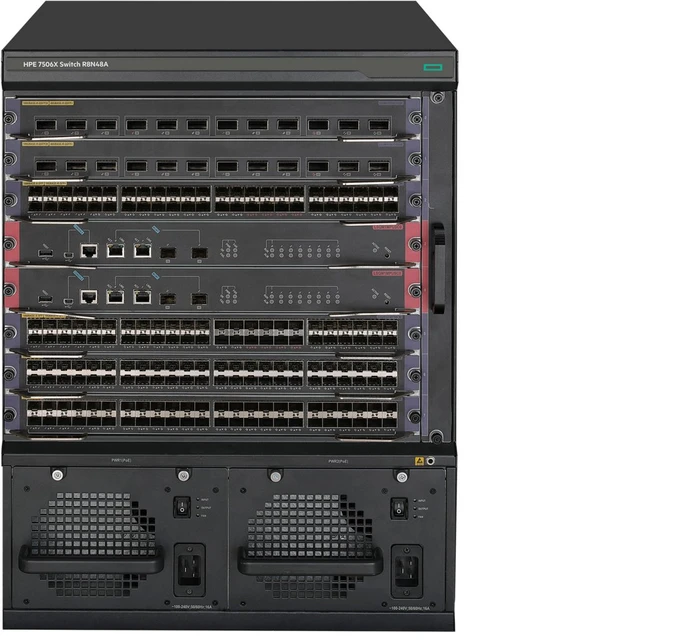HPE FlexNetwork 7500X Series 7506X Rackmount Switch, 8x Erweiterungsslot
