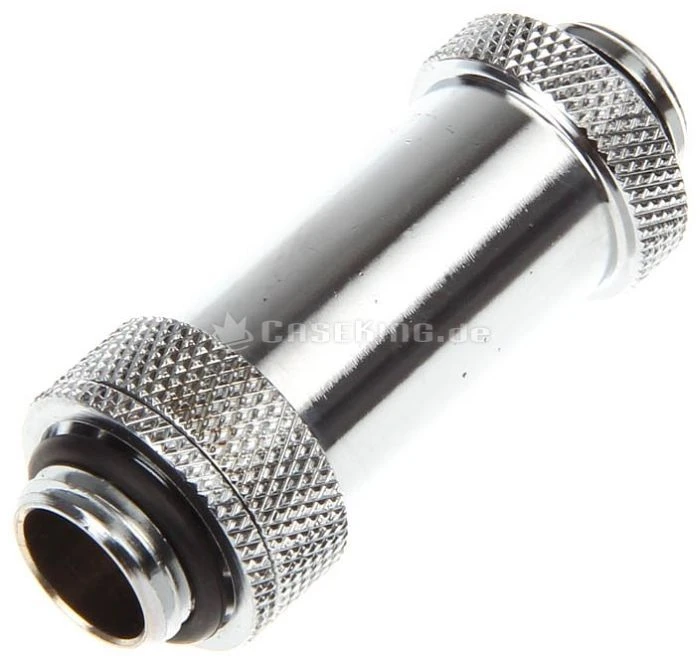 Bitspower G1/4" verstellbare Aquapipe II [41-69mm] glänzend silber