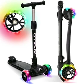 Apollo Kidspro4 Kickboard schwarz