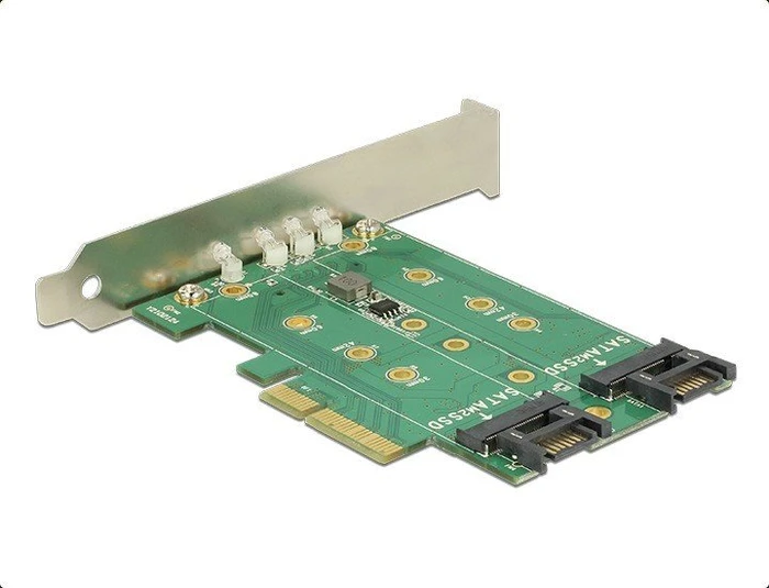 DeLOCK PCIe -> M.2 PCIe, PCIe -> M.2 SATA