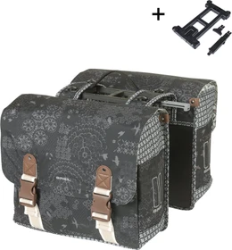 Basil Boheme MIK Doppeltasche Gepäcktasche schwarz