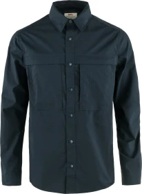 Fjällräven Abisko Trail Hemd langarm dark navy (Herren)