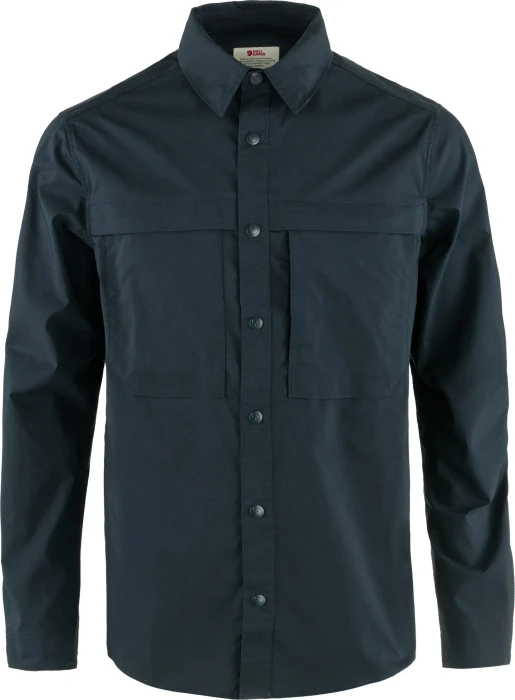 Fjällräven Abisko Trail Hemd langarm dark navy (Herren)