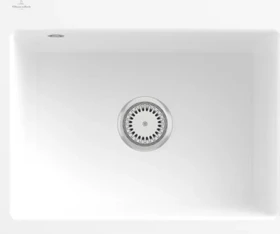 Villeroy & Boch Subway 60 S flat flächenbündig Becken mittig stone white