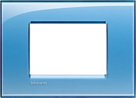 Bticino Livinglight Abdeckrahmen 1-fach, blau