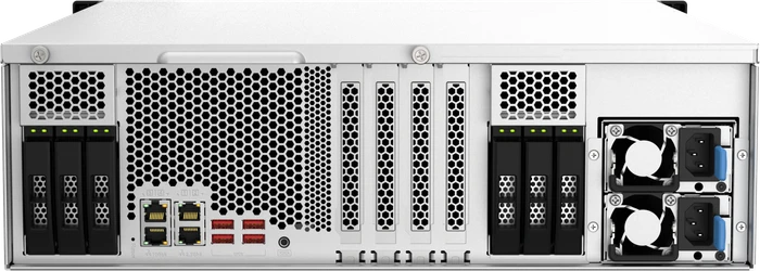 QNAP QuTS hero TS-h2287XU-RP-E2378-64G 96TB, 64GB RAM ECC, 2x RJ-45 10GBase-T, 2x RJ-45 2.5GBase-T, 3HE