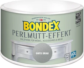 Bondex Perlmutt-Effekt Farbe innen onyx grau, 500ml